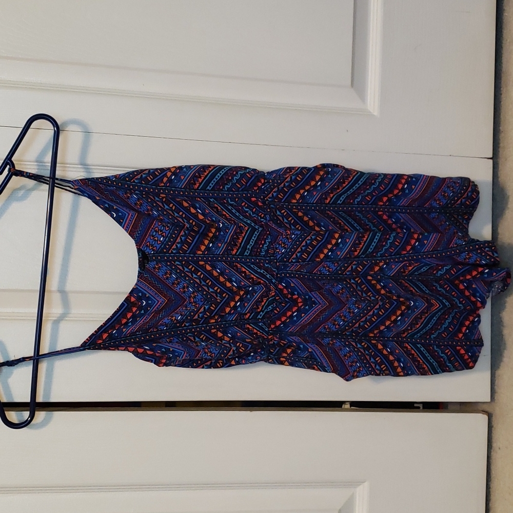 Patterned romper